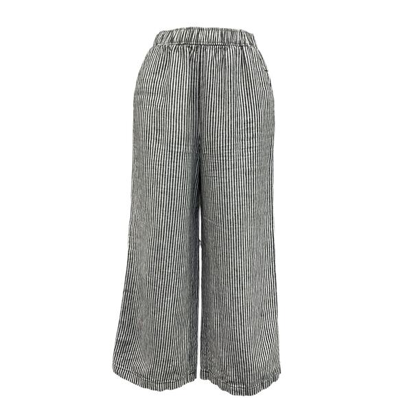 Reformation 'Ava' Black Linen Pant Size S - Picture 2 of 4